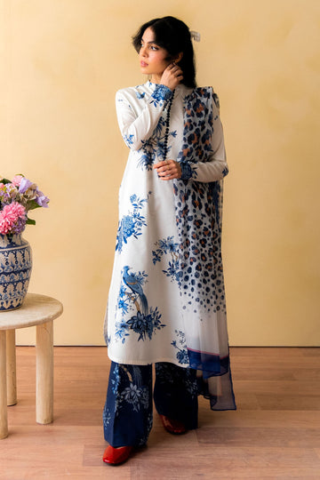 Zara Shahjahan Indigo-D3 Online Shopping